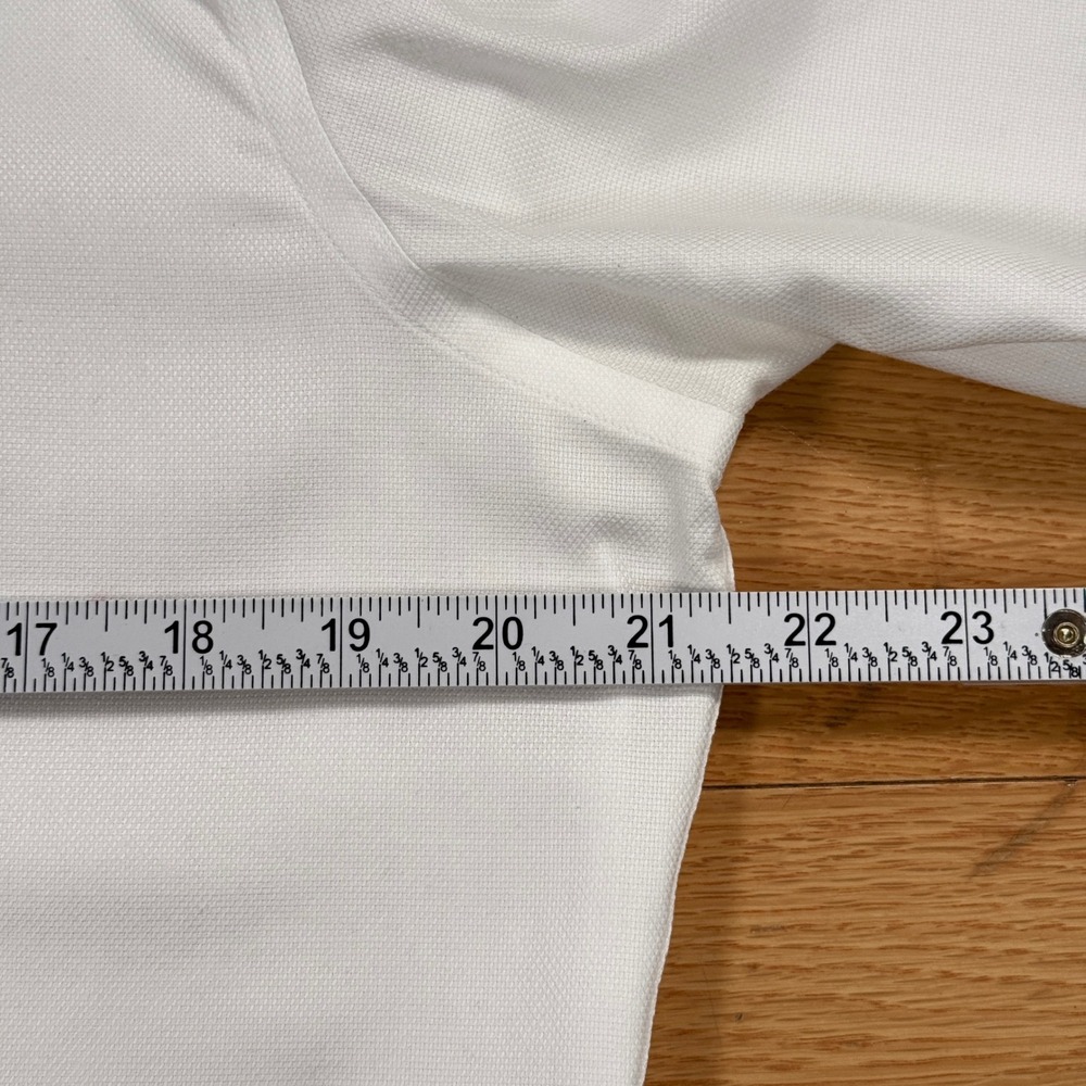 Suitsupply Traveller Shirt 15.75 / 40 White Cotton Slim Fit Dress Long Sleeve - Picture 4 of 9